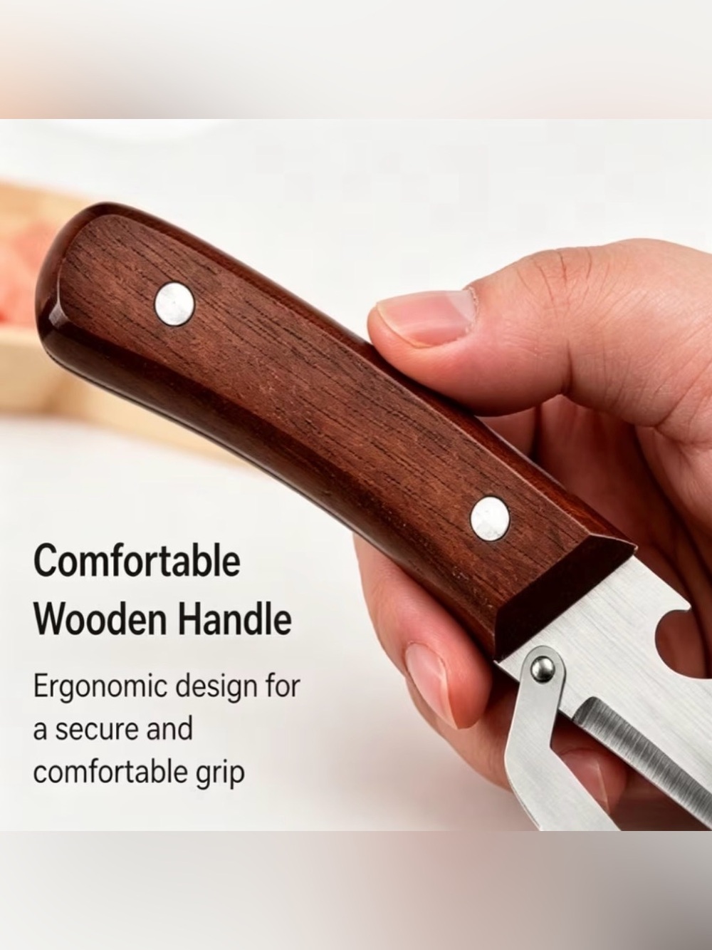 Multi-Function Stainless Steel Peeler - Picture 2 of 8